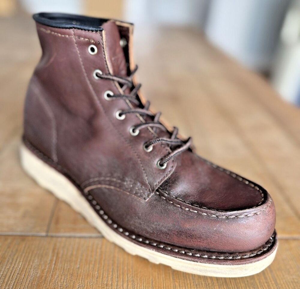 Red Wing 3371 Women's Brown 6" Classic Moc Toe Boot Size 9